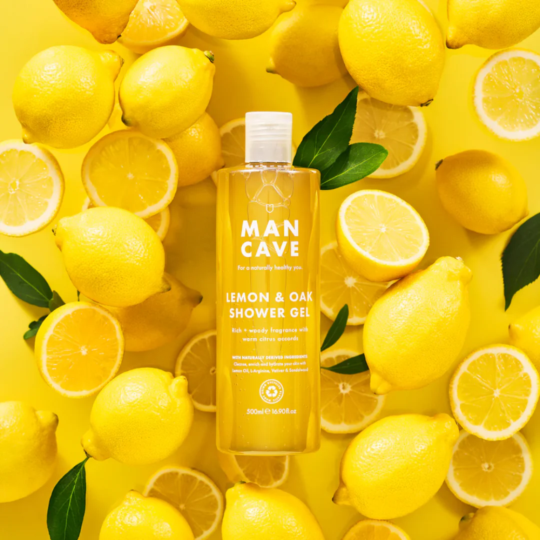 Lemon & Oak Shower Gel 500ml - Image 4